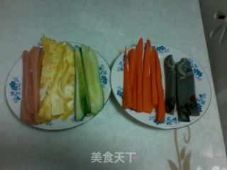 新口味紫菜包饭的做法步骤：2