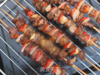 【烤肉串】街边小吃自己做的做法步骤：6