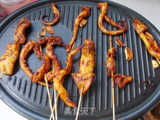 辣烤鱿鱼的做法步骤：10