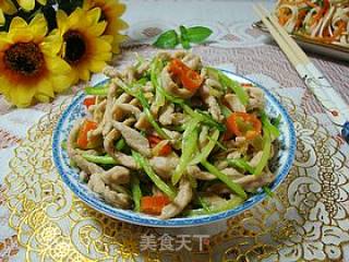 芫荽入菜、鲜美无比------【芫荽肉丝小炒】的做法步骤：10