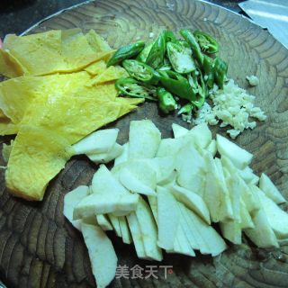 茄子炒蛋的做法步骤：4
