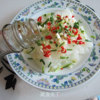 蚝油蒜米冬瓜条的做法步骤：9