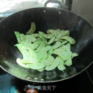 清炒扁豆的做法步骤：4