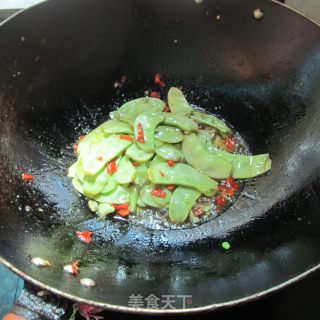 清炒扁豆的做法步骤：8