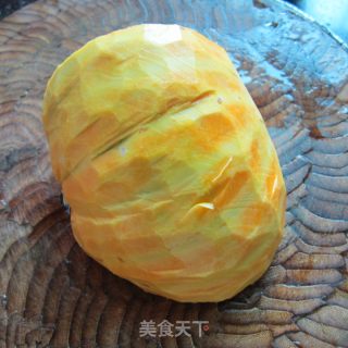 小炒老南瓜片的做法步骤：2