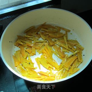 小炒老南瓜片的做法步骤：6