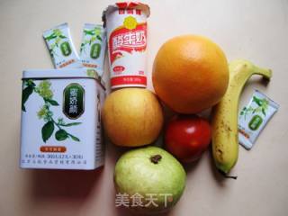 甜蜜蜜酸奶蔬果拼的做法步骤：1