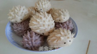 小刺猬豆沙包的做法步骤：11