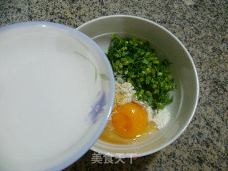 茼蒿火腿肠煎饼果子的做法步骤：10