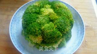 盖浇蚝油西兰花的做法步骤：5