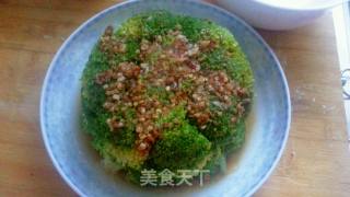 盖浇蚝油西兰花的做法步骤：7