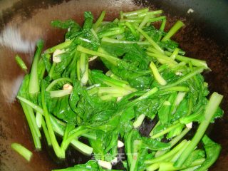 蒜香菜心的做法步骤：4