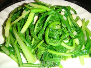 蒜香菜心的做法步骤：6