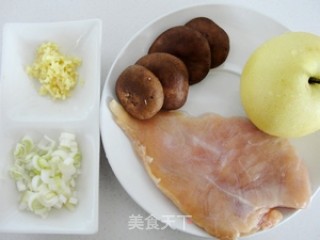 梨炒鸡的做法步骤：1