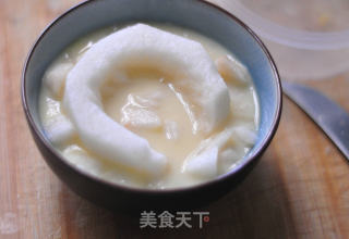蛋奶炖梨的做法步骤：4