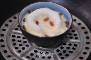 蛋奶炖梨的做法步骤：5