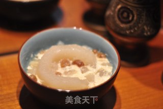 蛋奶炖梨的做法步骤：6