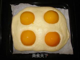 【黄桃香酥面包块】多重口感的小清新水果面包的做法步骤：15