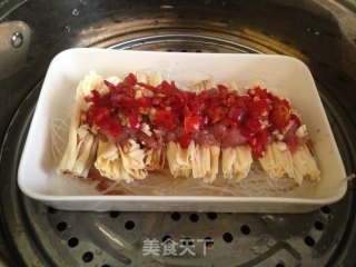 腐竹粉丝蒸的做法步骤：10