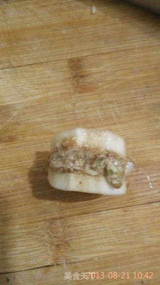 香酥牛肉茄盒的做法步骤：6