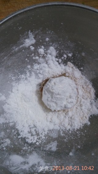 香酥牛肉茄盒的做法步骤：7