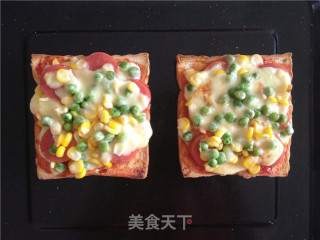 快手早餐----吐司披萨的做法步骤：8