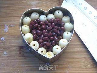 莲子山药红豆糕的做法步骤：8