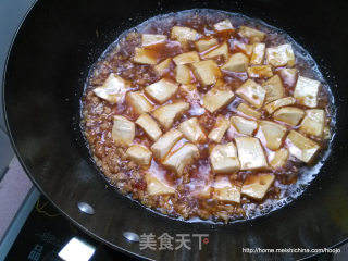肉末豆腐的做法步骤：8