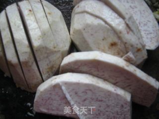 梅菜芋头扣肉的做法步骤：6