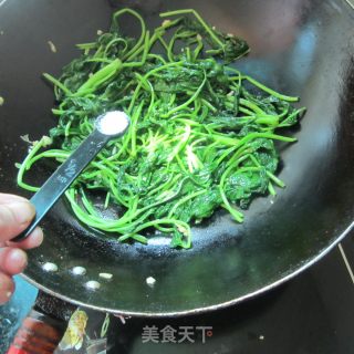 蒜米空心菜的做法步骤：9