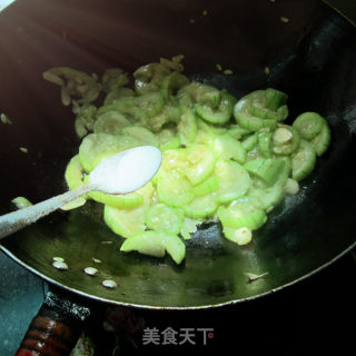 蒜片丝瓜的做法步骤：6