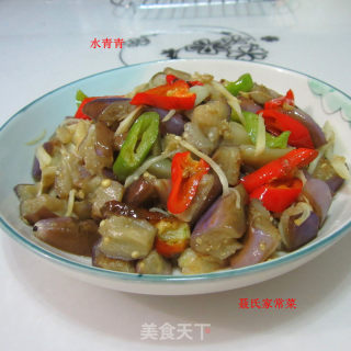 姜丝茄丁的做法步骤：10