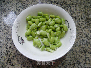 毛豆杂炒豆腐的做法步骤：3