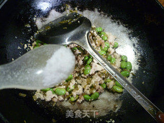 毛豆杂炒豆腐的做法步骤：12
