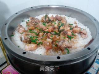 排骨蒸饭的做法步骤：9