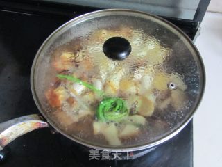 茭白烧肉的做法步骤：6