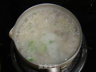 芹菜牛肉粥的做法步骤：6
