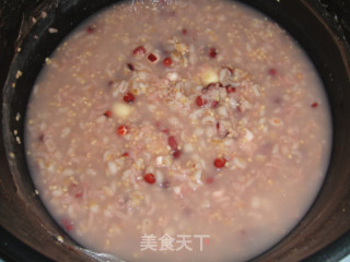 麦米红小豆莲子粥的做法步骤：6