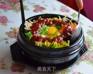 韩式石锅拌饭之十全十美的做法步骤：13