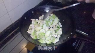 杏鲍菇丝瓜豆腐汤的做法步骤：5