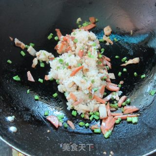 肉花肠饭团的做法步骤：8
