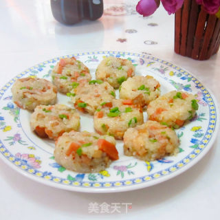 肉花肠饭团的做法步骤：12