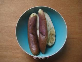 凉拌手撕茄子的做法步骤：5