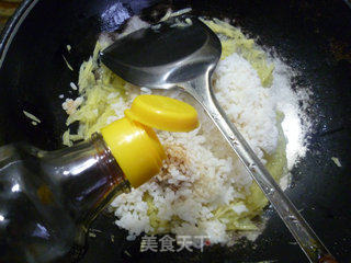 葱花土豆炒饭的做法步骤：6