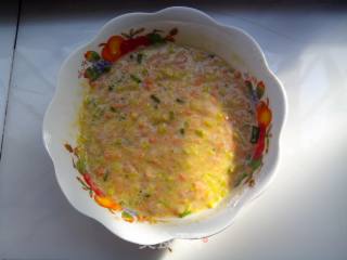 营养美味简易早餐———鸡蛋黄瓜火腿肉末小葱饼的做法步骤：5