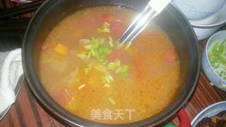西红柿炖牛肉汤的做法步骤：16