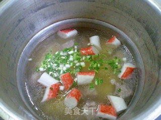 蟹柳土豆排骨汤的做法步骤：12