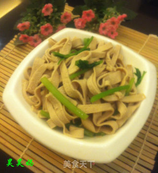 凉拌豆腐丝的做法步骤：5