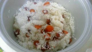 腊肠胡萝卜焖饭的做法步骤：7