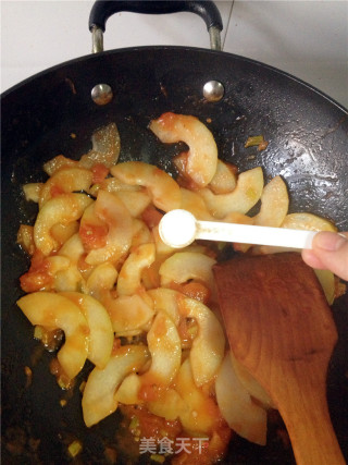 茄汁冬瓜的做法步骤：7